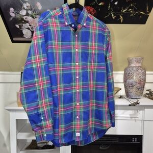 Vineyard Vines Vibrant Jewel Toned Plaid Shirt 2175/1889